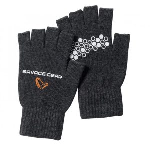 Savage Gear Knitted Half Finger Pirštinės