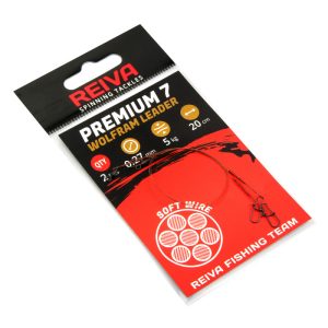 REIVA plieniniai pavadėliai Premium 1x7 25cm 2vnt/pak