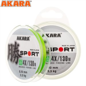 AKARA pintas valas Sport X-4 Fluo Green 130m