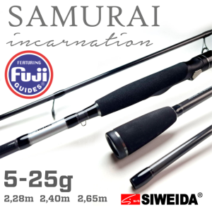 Siweida spiningas SAMURAI INCARNATION 2.40m 5-25g